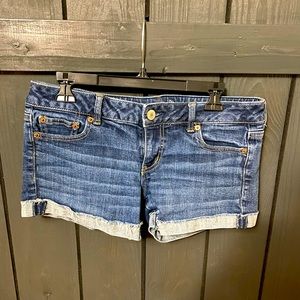 American eagle stretch Jean shorts